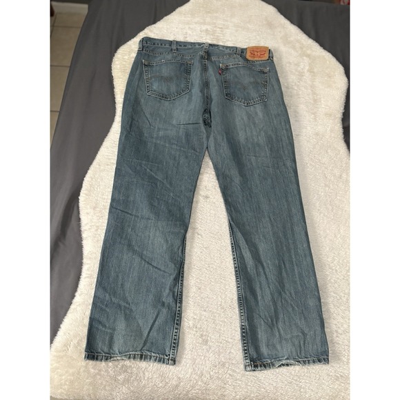 Levis 559 Mens Relaxed Straight Leg Blue Denim‎ Jeans Size 38x32 READ - Picture 3 of 10
